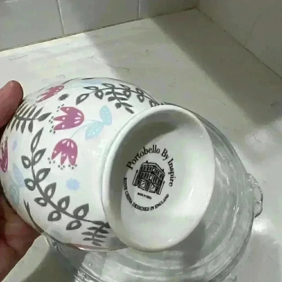 Portobello By Inspire If Mom's Were Flowers I'd Pick You Bone China Cup ENGLAND - Picture 8 of 10